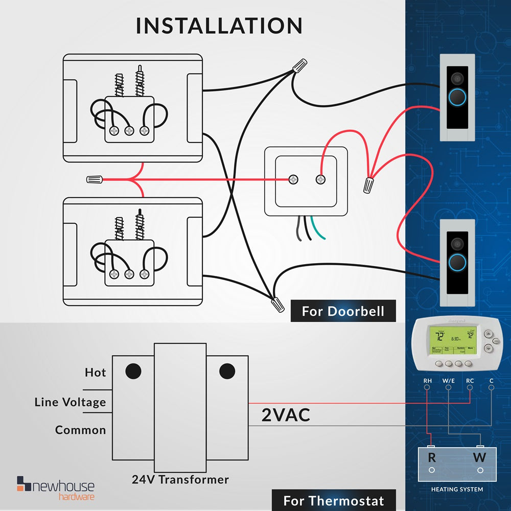 Chime For Ring Doorbell 24V Electric Door Chime With Transformer