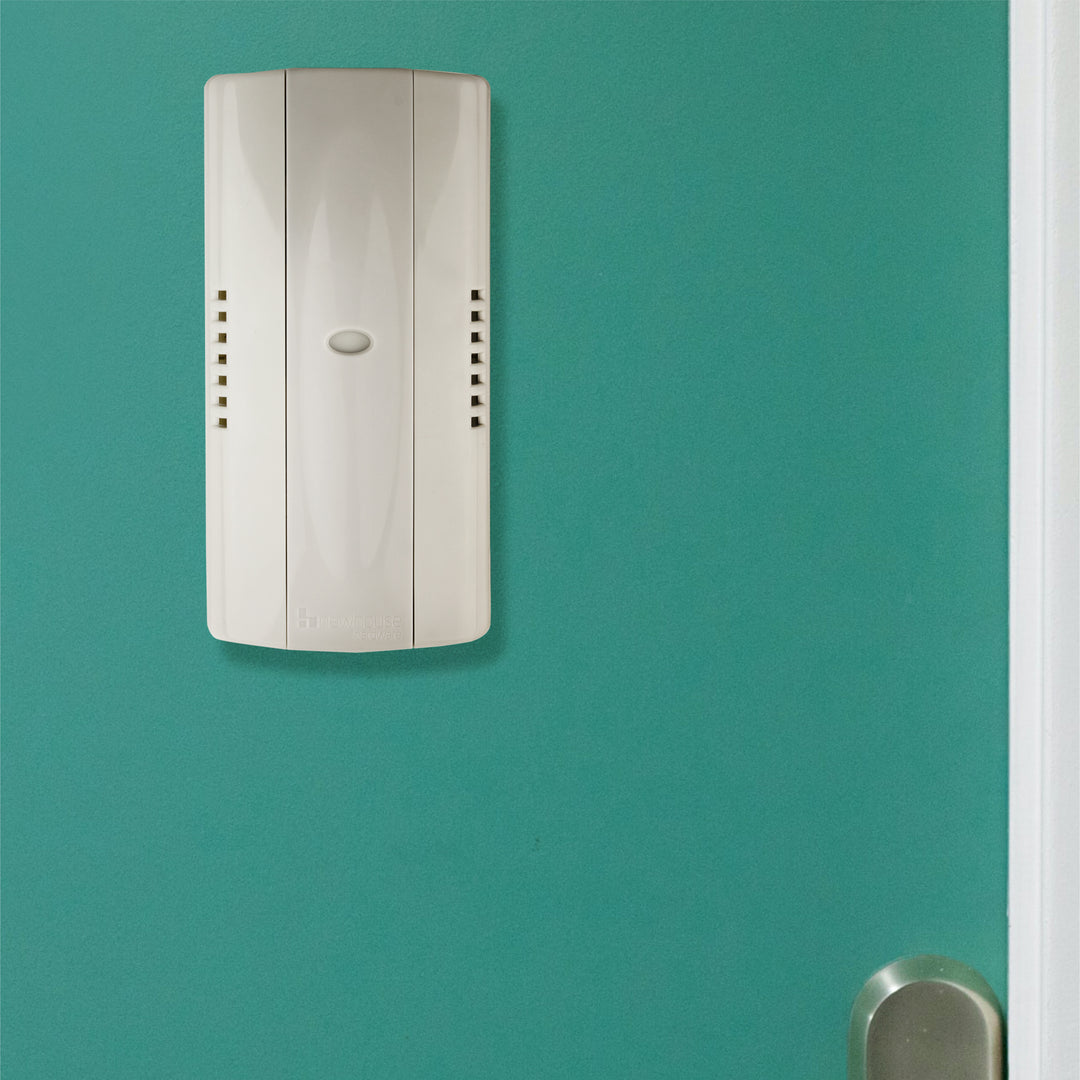 MC145B 2-Note Mechanical Door Bell Chime and Door Button with Viewer, Bronze