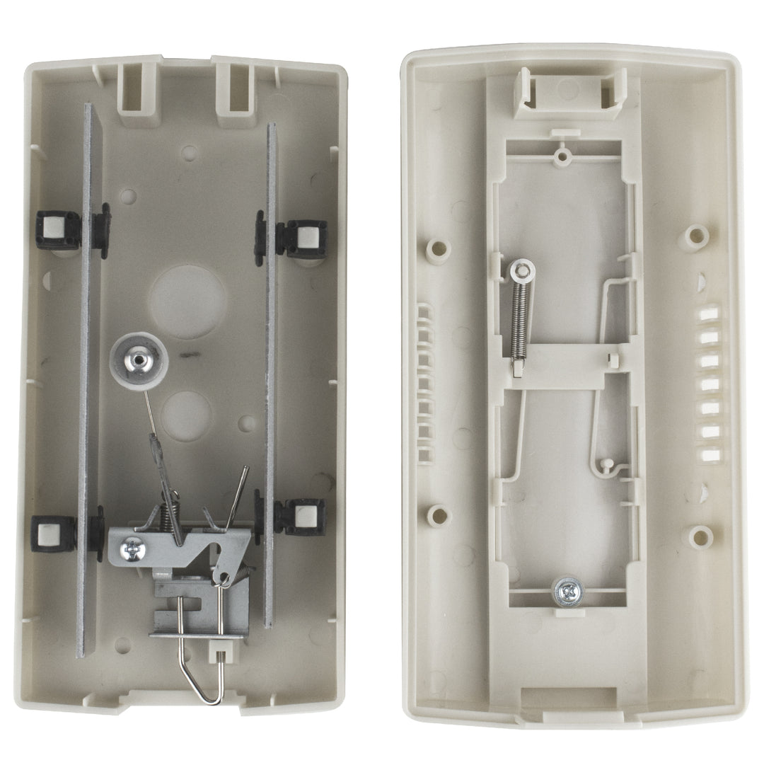 MC145S 2-Note Mechanical Door Bell Chime and Door Button with Viewer, Silver