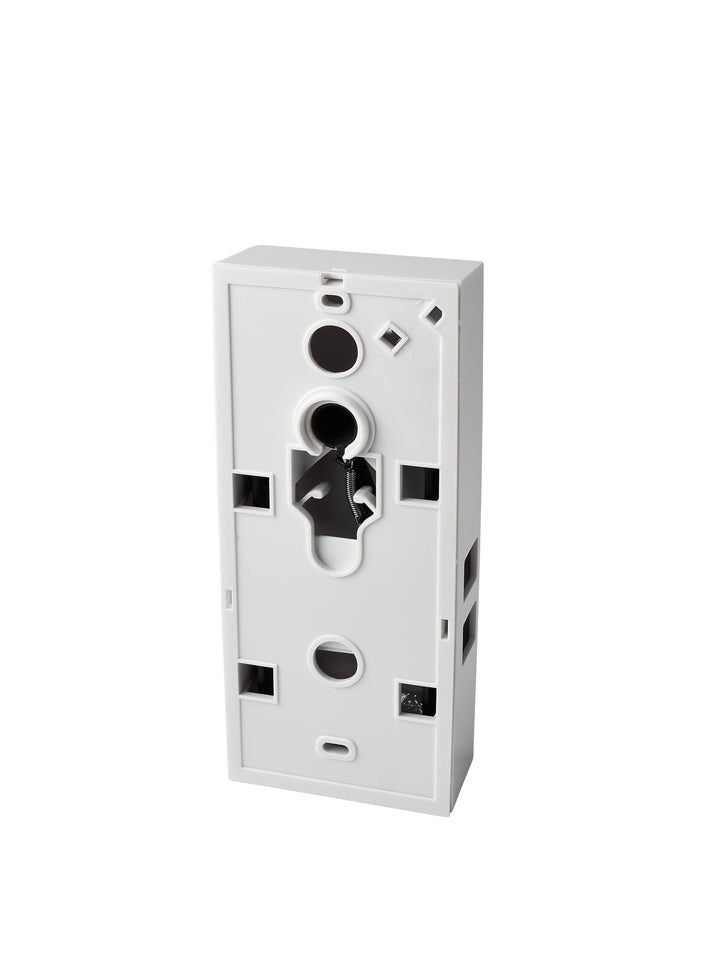 MCHBV 2-Note Mechanical Non-Electric Doorbell Chime and Doorbell Push Button with Built-In Door Viewer