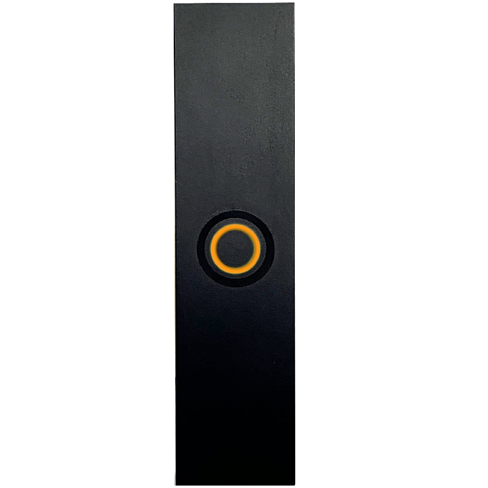 Rectangular Led Buttons Rectangular Lighted Wired Metal Doorbell Button in Black BT6RL, for Do ...