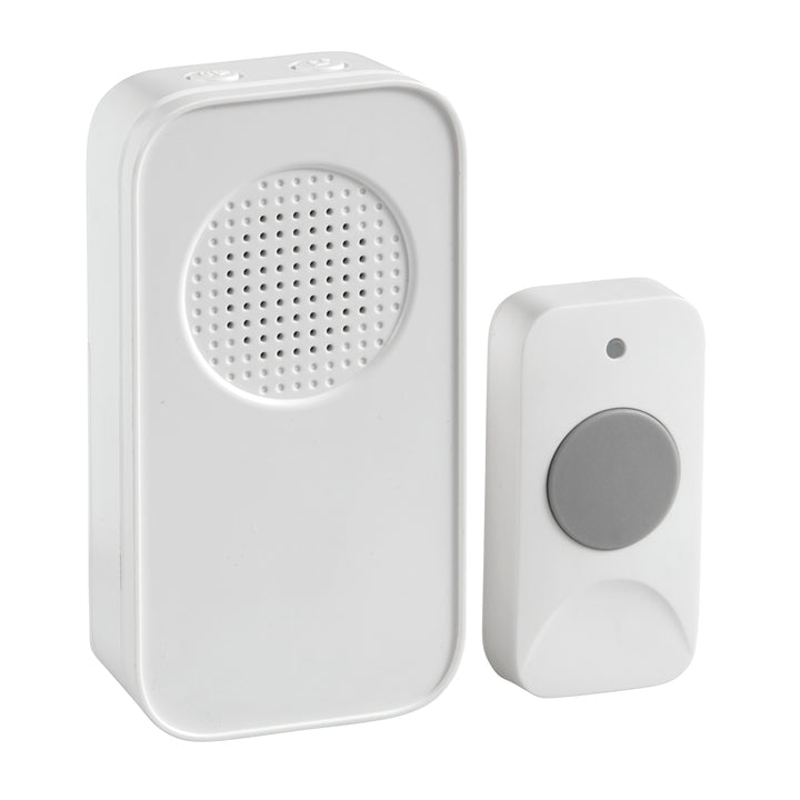 WCMB White Battery-Operated Wireless Door Chime Kit